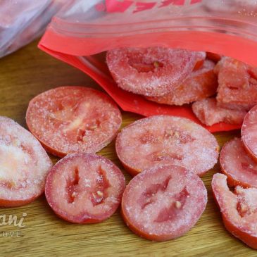 riekelėmis šaldyti pomidorai sumani virtuvė